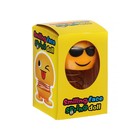 Смайл на пружинке, на панель в авто, в очках, желтый - Фото 4