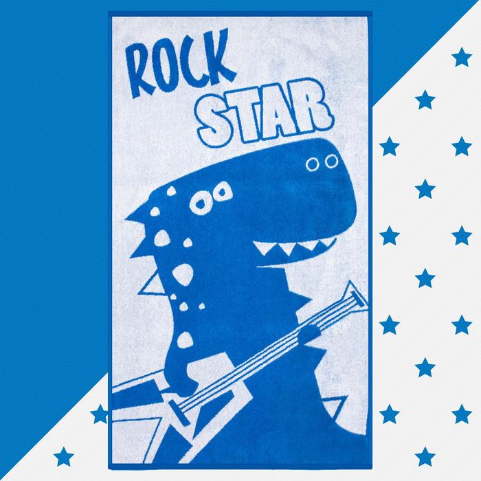 Полотенце махровое "Этель" Rock star, 70х130 см, 100% хлопок, 420гр/м2 - фото 1908503184