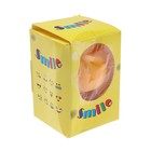 УЦЕНКА Смайл на пружинке, на панель в авто, в очках, желтый 4673308