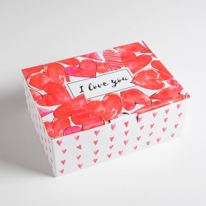 Коробка‒пенал «С любовью», 26 × 19 × 10 см