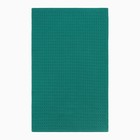 Кухонное полотенце «Доляна», зелёное, 35×60 см, 100% хлопок, крупная вафля 220 г/м² - Фото 2