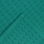 Кухонное полотенце «Доляна», зелёное, 35×60 см, 100% хлопок, крупная вафля 220 г/м² - Фото 4