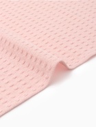 Кухонное полотенце «Доляна», розовое, 35×60 см, 100% хлопок, крупная вафля 220 г/м² - Фото 5