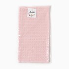 Кухонное полотенце «Доляна», розовое, 35×60 см, 100% хлопок, крупная вафля 220 г/м² - Фото 6