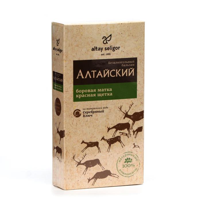 Бальзам «Алтайский» с боровой маткой и красной щеткой 100 мл - Фото 1