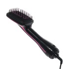 Фен-щётка Luazon LFS-01, 1600 Вт, 3 скорости, 1 насадка, чёрно-розовая - Фото 1