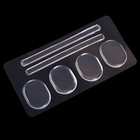 Вкладыши для обуви, на клеевой основе, силиконовые, 6 шт., прозрачные - Фото 4