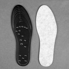 Стельки для обуви, универсальные, трёхслойные, 34-49 р-р, пара, цвет серый - Фото 3