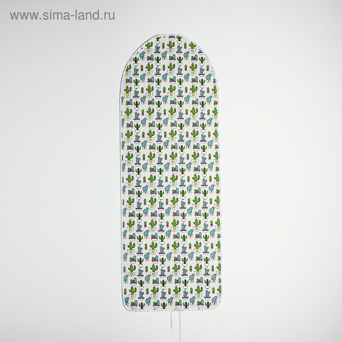 Чехол для гладильной доски «Кактусы», 130×46 см - Фото 1