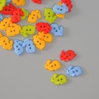 Пуговицы пластик для творчества 2 прокола "Цветные зайчики" набор 60 шт 1,3х1,7 см - Фото 3