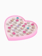 Кольцо «Выбражулька. Только для девочек», безразмерное, фасовка 36 шт. форма МИКС, цвет МИКС - Фото 3