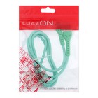 Кабель LuazON, Type-C - USB, 1 А, 1 м, усиленный штекер, зеленый - Фото 3