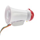 Громкоговоритель ручной мегафон, 5W, 200 метров, модель Rad-05, 2 режима, красно-белый - Фото 4