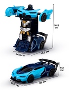 Робот радиоуправляемый «Спорткар», трансформируется, работает от батареек, цвета МИКС - Фото 2