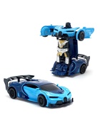 Робот радиоуправляемый «Спорткар», трансформируется, работает от батареек, цвета МИКС - Фото 6