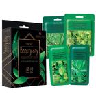 Подарочный набор Skinlite «Твой Beauty day»: Алоэ & Зелёный чай, 4 маски - Фото 4