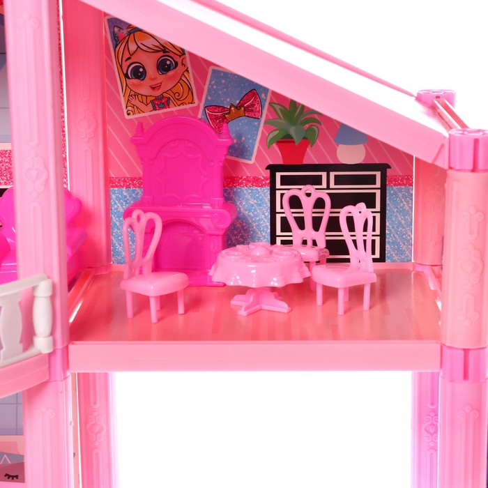 Дом для кукол «Кукольный дом» с аксессуарами - фото 1886429809