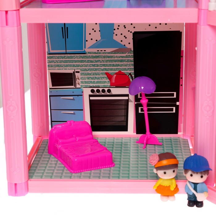 Дом для кукол «Кукольный дом» с аксессуарами - фото 1907045342