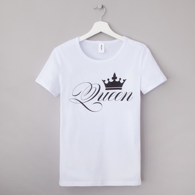 Футболка женская KAFTAN "Queen", белый, р. 42