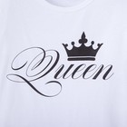 Футболка женская KAFTAN "Queen", белый, р. 48 - Фото 4