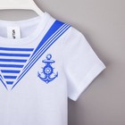 Футболка детская KAFTAN "Моряк", белый, рост 86-92 (28) - фото 24281691