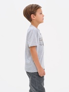 Футболка для мальчика KAFTAN «Пилот», серая, рост 98-104 см - Фото 3