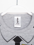 Футболка для мальчика KAFTAN «Пилот», серая, рост 98-104 см - Фото 6