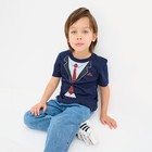 Футболка детская KAFTAN «Костюм 2», синяя, рост 122-128 см (34) - фото 35233179