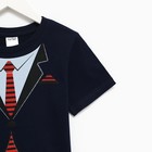 Футболка детская KAFTAN «Костюм 2», синяя, рост 122-128 см (34) - фото 35233182