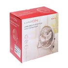 Вентилятор Luazon LOF-05, настольный, 2.5 Вт, 12 см, металл, черный - фото 9166313