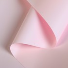 Пленка для цветов "Перламутр", нежно-розовый, 57 см х 5 - фото 7753713