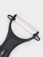 Набор кухонных принадлежностей Доляна «Супер-блек», 6 предметов: ножи 19 см, 23 см, 32 см, 32 см, керамическая овощечистка, 32×4 см, чёрный - Фото 4