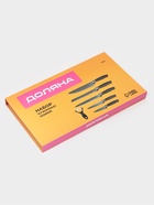 Набор кухонных принадлежностей Доляна «Супер-блек», 6 предметов: ножи 19 см, 23 см, 32 см, 32 см, керамическая овощечистка, 32×4 см, чёрный 4457396