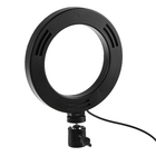 Светодиодная кольцевая лампа AKS-001, 6" (16 см), 5 Вт, 3 режима, работает от USB - Фото 2