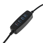 Светодиодная кольцевая лампа AKS-001, 6" (16 см), 5 Вт, 3 режима, работает от USB - Фото 4