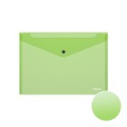 Папка-конверт на кнопке А4, 140 мкм, ErichKrause Fizzy Neon, полупрозрачная, микс - Фото 2