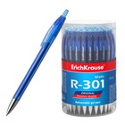 Ручка гелевая ErichKrause R-301 Original Gel Matic, чернила синие, узел 0.5 мм, автоматическая - фото 318249418