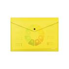 Папка-конверт на кнопке А4, 180 мкм, ErichKrause Glossy Neon, глянцевая, пластиковая, полупрозрачная, микс - Фото 4