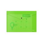 Папка-конверт на кнопке А4, 180 мкм, ErichKrause Glossy Neon, глянцевая, пластиковая, полупрозрачная, микс - Фото 5