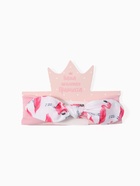 Повязка на голову для девочки «Крошка Я. Фламинго», размер 46-48, розовая - фото 68042542