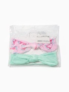 Повязки на голову для девочки «Крошка Я. Арбузик», 2 шт., размер 46-48, розовая, бирюзовая - фото 68042546