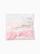 Повязки на голову для девочки «Крошка Я. Полоска», 2 шт., размер 46-48, розовая, белая - фото 68042551