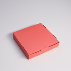Коробка самосборная, с окном, розовая, 16 х 16 х 3 см - Фото 3