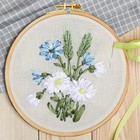 Вышивка на пяльцах «Ромашки». Набор для творчества - Фото 1