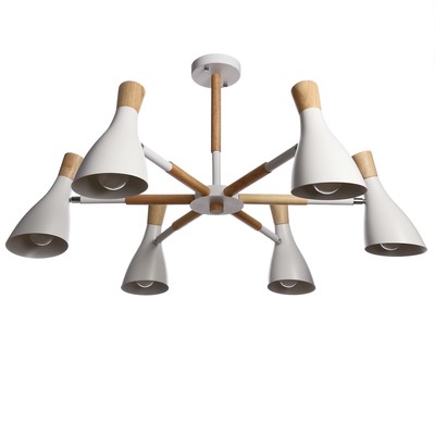 Люстра «Марокко» 6×40 Вт E27 белый 90×90×58.5 см BayerLux