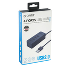 Разветвитель USB (Hub) Orico W5P-U2, 4 порта USB2.0, до 480 Мбит/с, черный - Фото 4