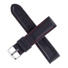 Ремешок для часов "Соломон" 20 мм, силикон, l-20 см, черный - Фото 1