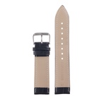 Ремешок для часов «Соломон», 22 мм, натуральная кожа, длина 20 см, чёрный с тиснением - Фото 3