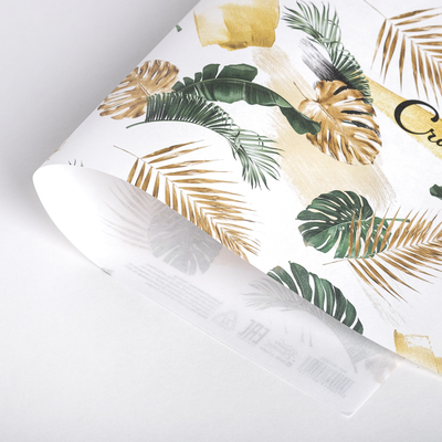 Бумага упаковочная крафтовая «Тропики», 50 х 70 см