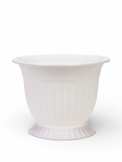 Горшок для цветов «Венеция», 7 л, пластиковый, белый